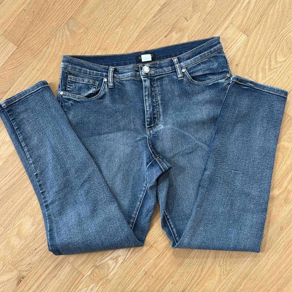 Venus Skinny Embellished Stretchy Womens Blue Jeans 12S